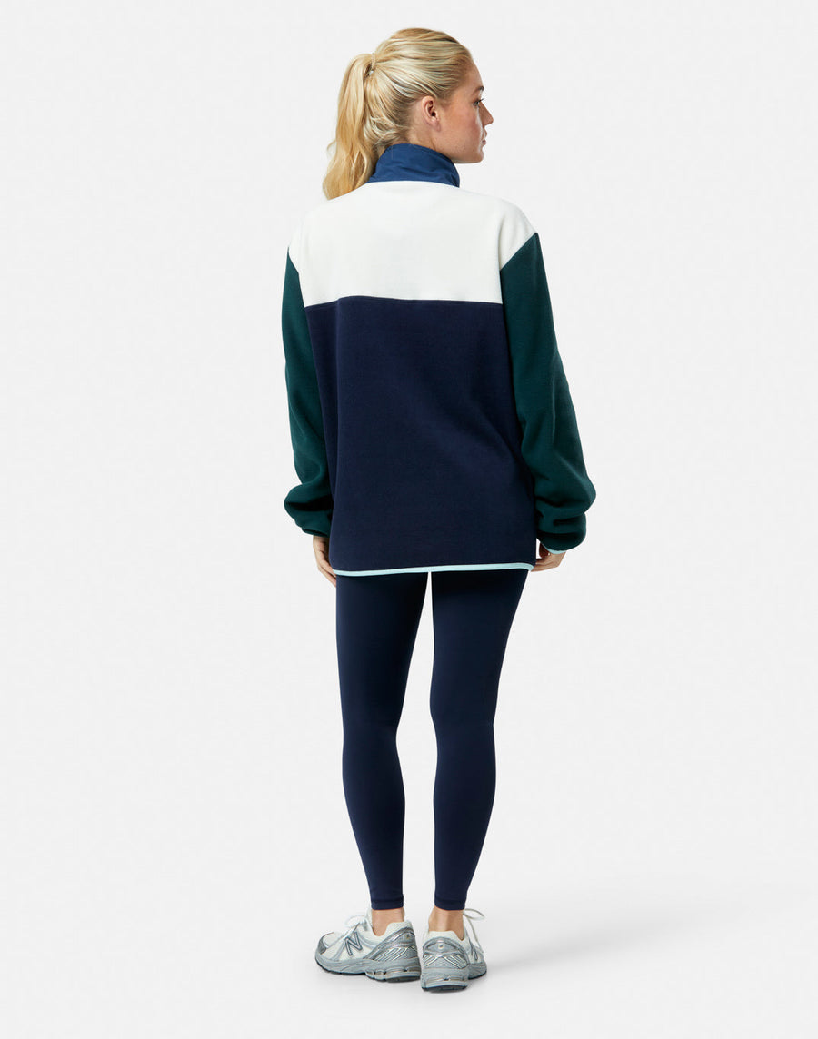 Half Snap Polar Fleece in Twilight Navy