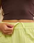 Utility Short in Lime Sorbet
