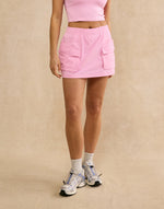 Utility Skort in Pink Blossom