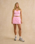 Utility Skort in Pink Blossom