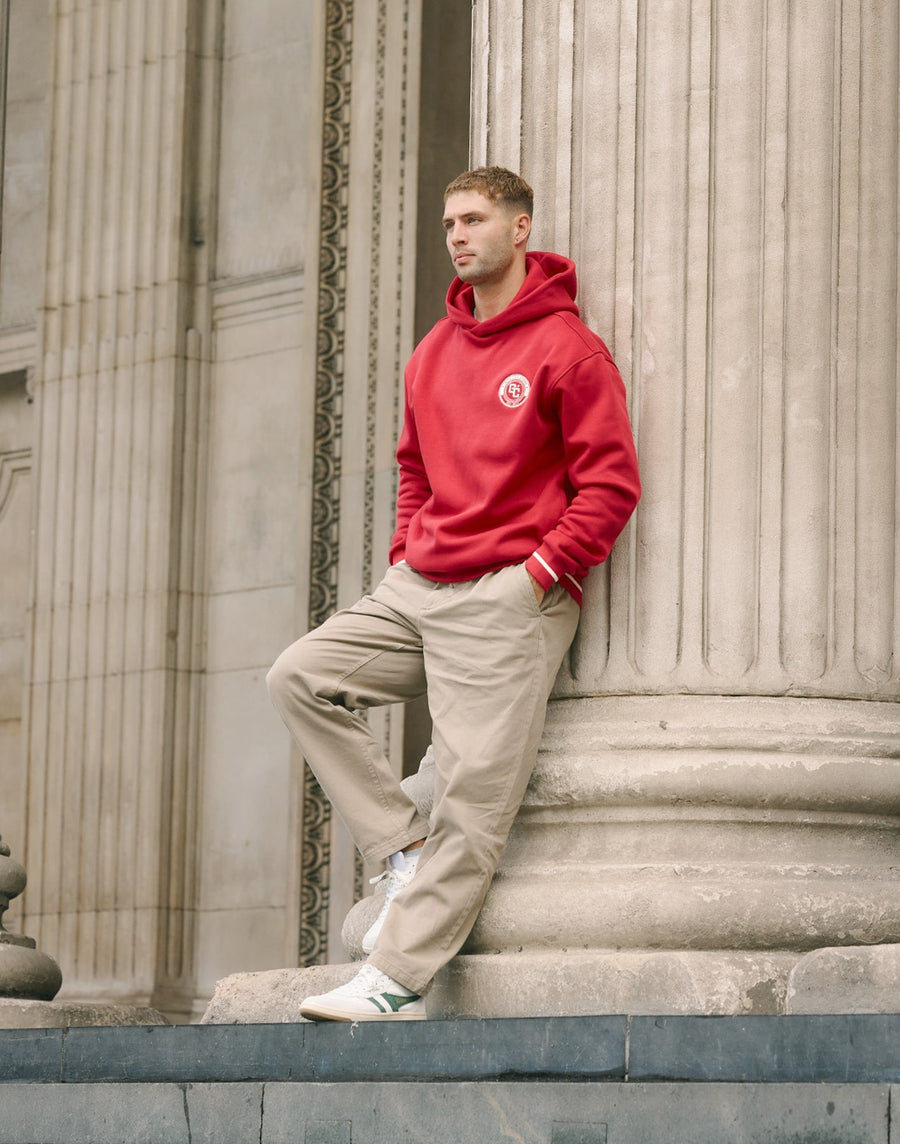 Crimson red hoodie deals