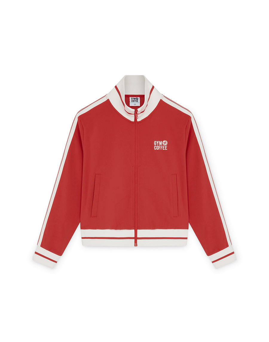 Varsity Jacket in Crimson Red