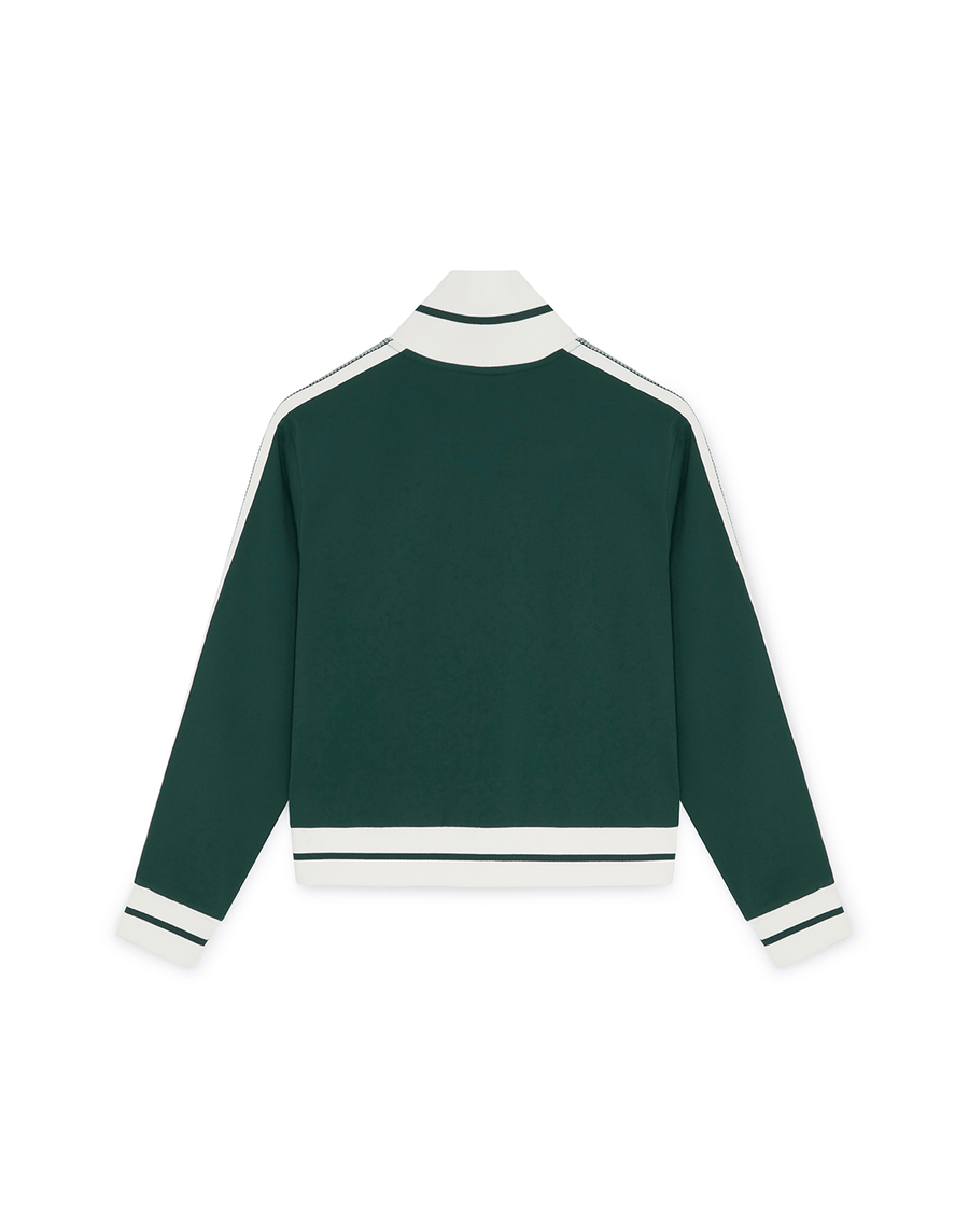 Varsity Jacket in Mountain Green