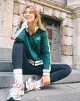 Varsity Jacket in Mountain Green