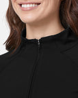 Relentless 1/4 Zip in Black