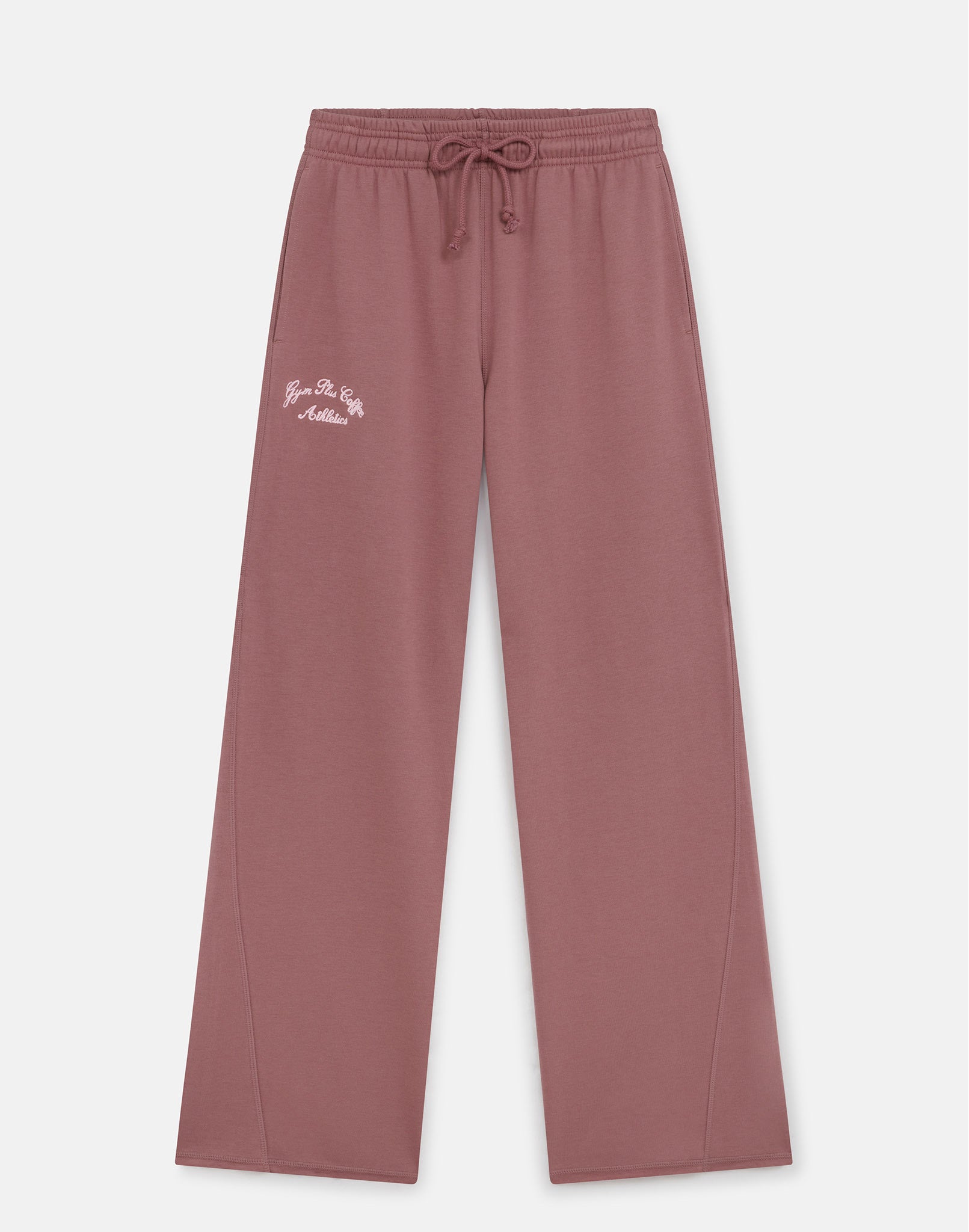 Wide Leg Jogger in Terra Rose