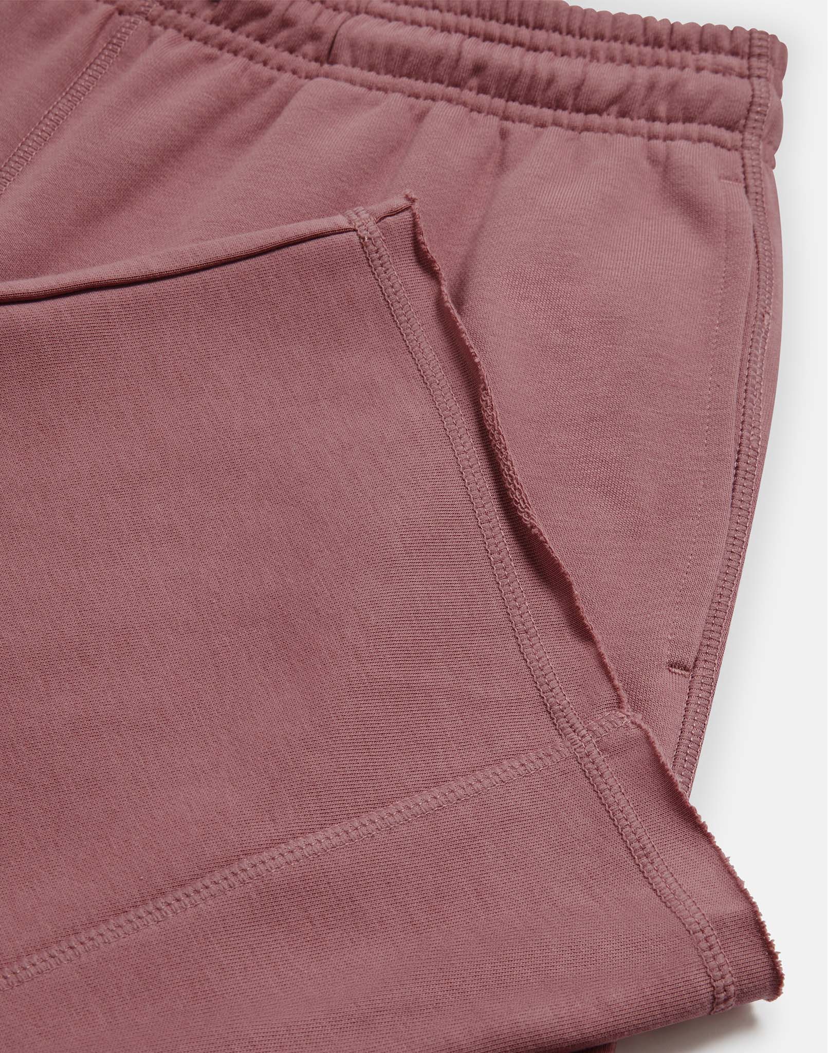 Wide Leg Jogger in Terra Rose