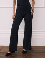 Wide Leg Legging in Black
