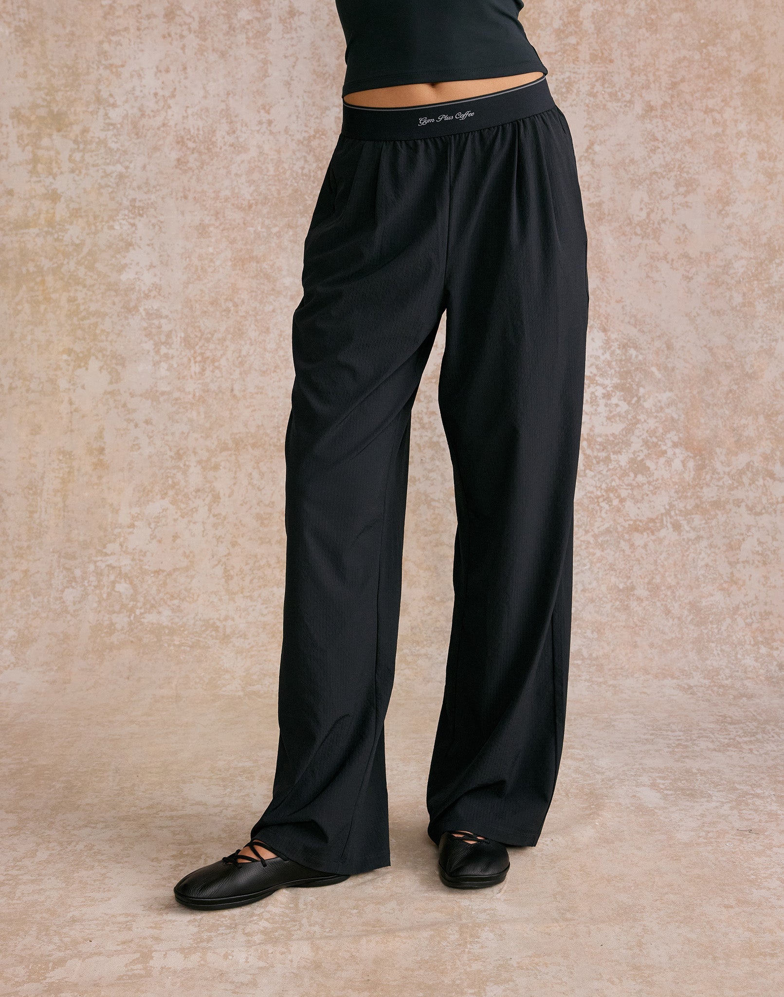 Wide Leg Pant in Black