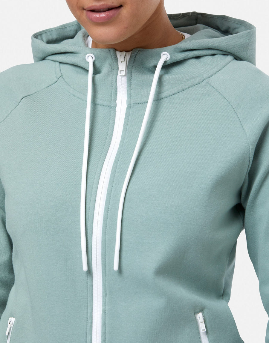 Chill Zip Hoodie in Summer Green