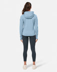 Chill Patch Zip Hoodie in Steel Blue