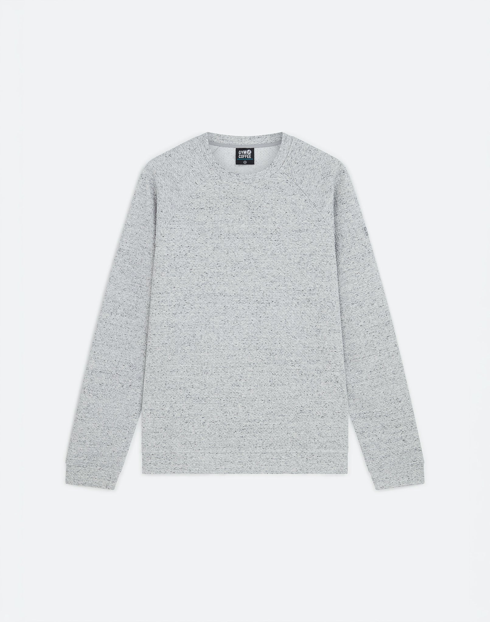 Textured Sweatshirt in Heather Grey