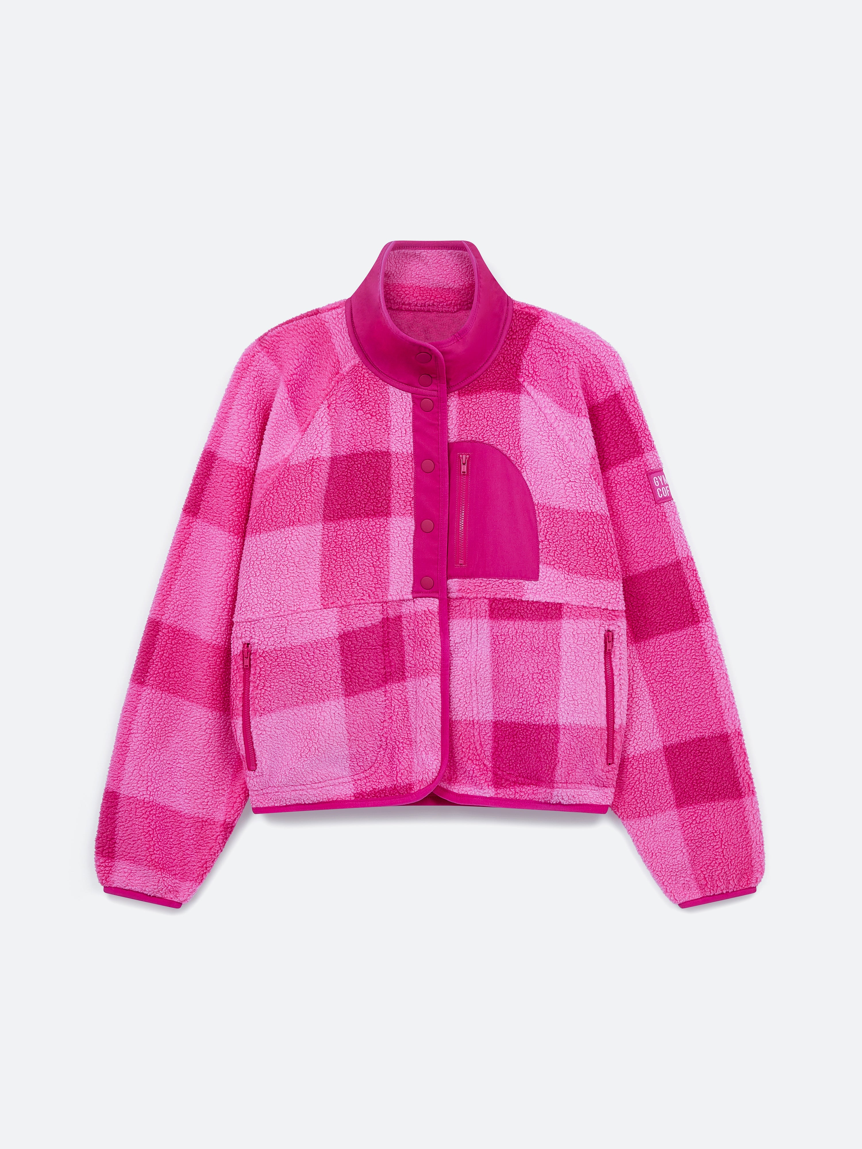 Horizon Layer Up Jacket in in Gingham Print