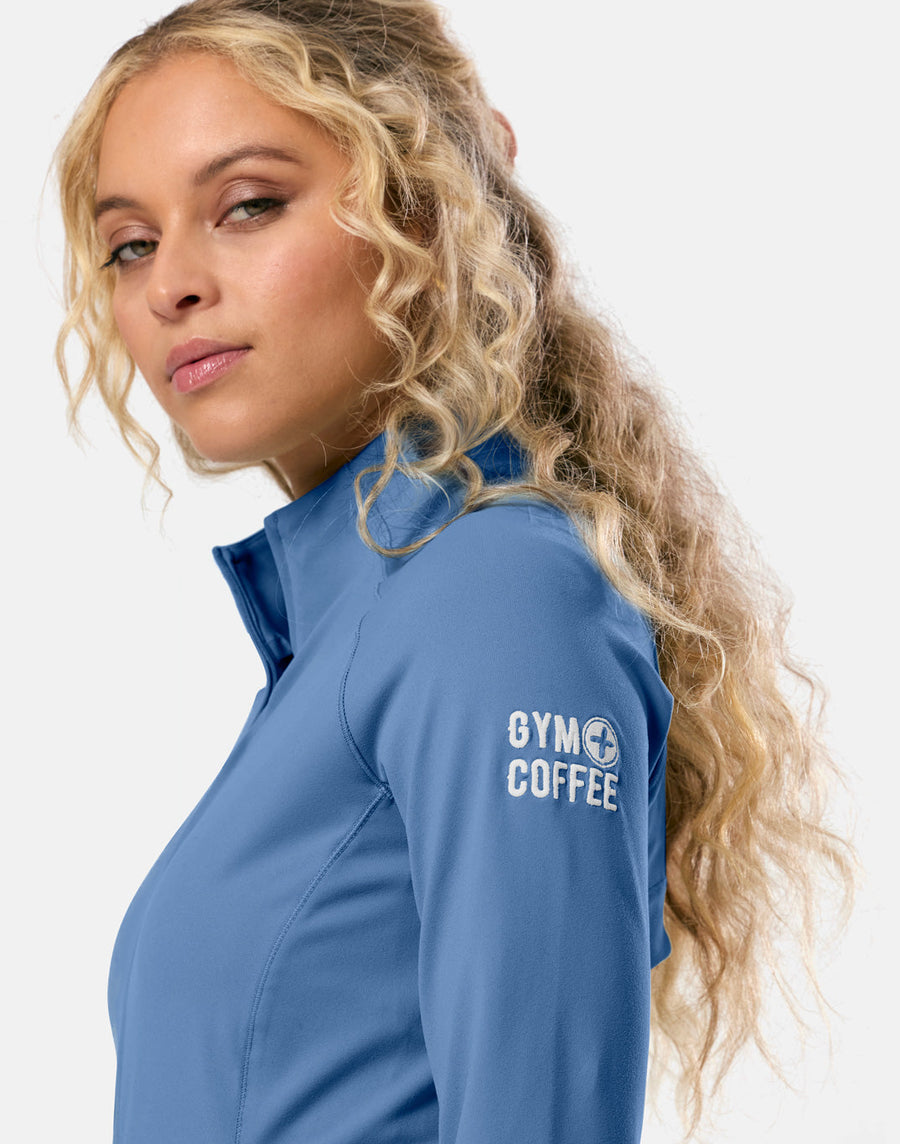 Relentless Full Zip in Oasis Blue