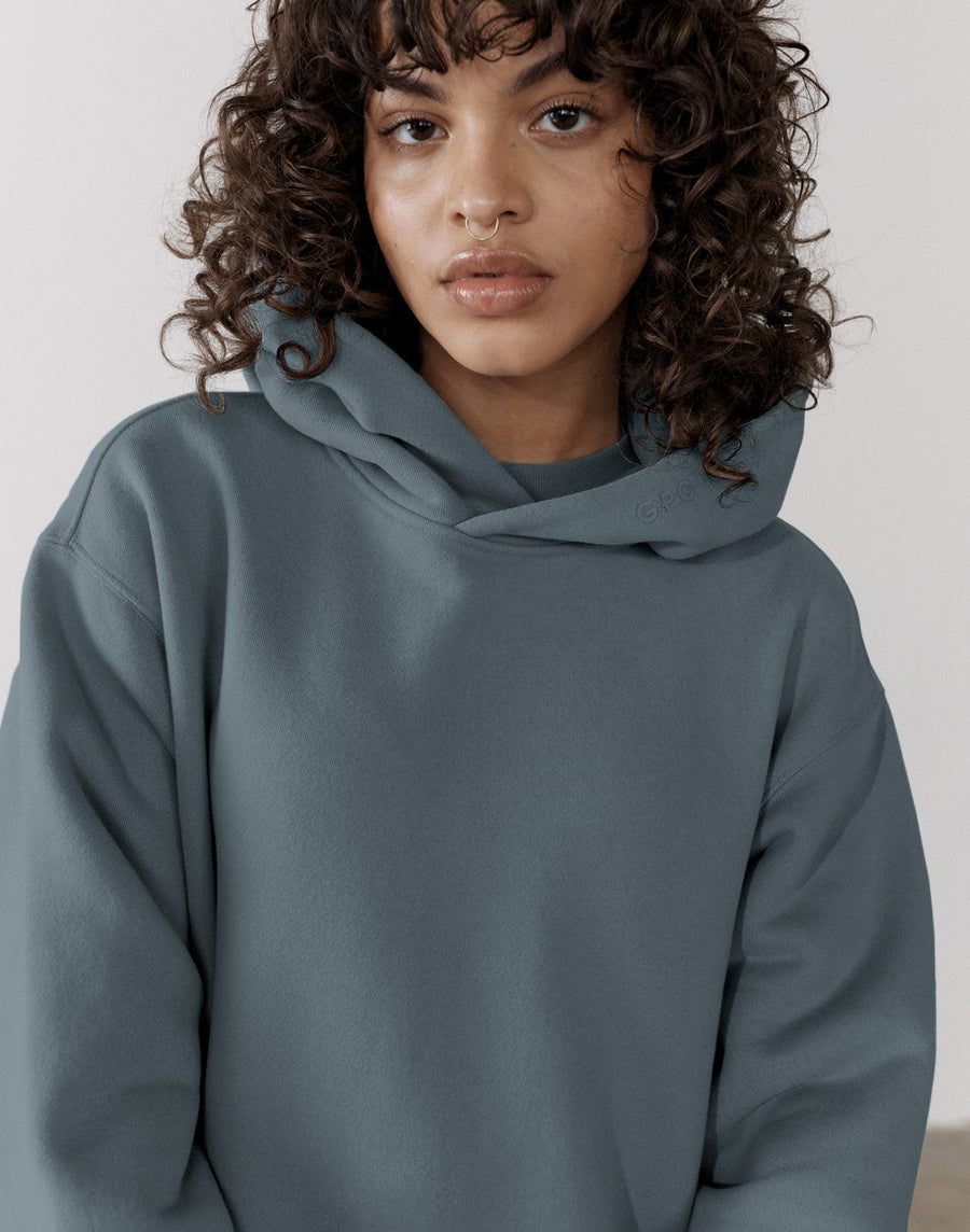 The Oversized Pullover Hoodie in Slate Grey - Hoodies - Gym+Coffee IE