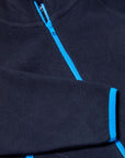 Kids Full Zip Polar Fleece in Obsidian Blue