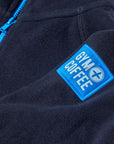 Kids Full Zip Polar Fleece in Obsidian Blue