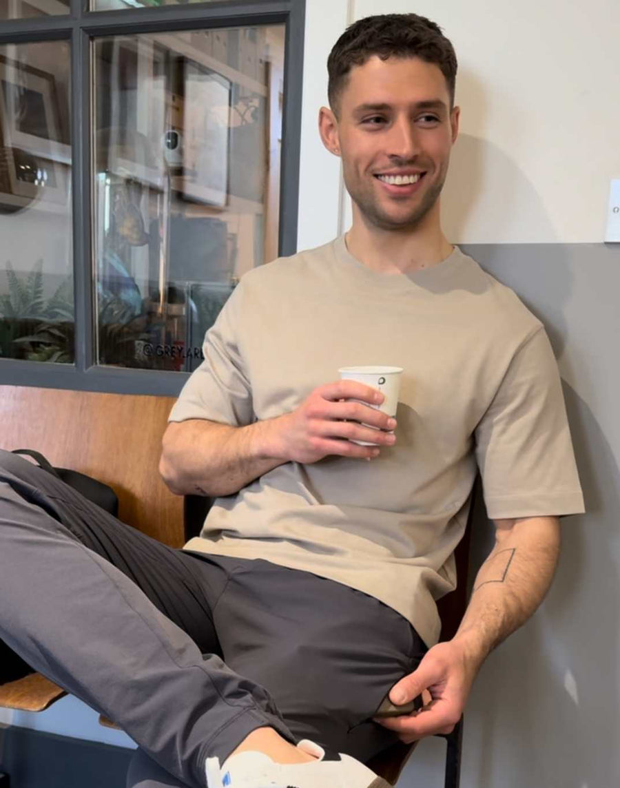 The Oversized Tee in Ashwood - T-Shirts - Gym+Coffee IE