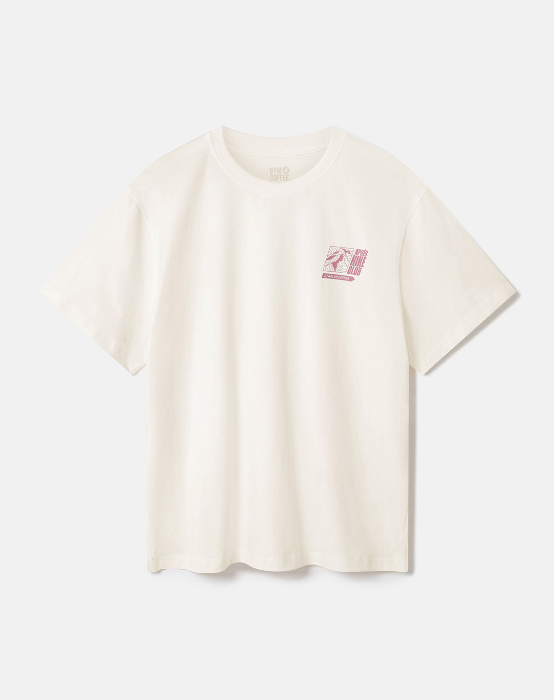 Oversized Print Tee in Ecru