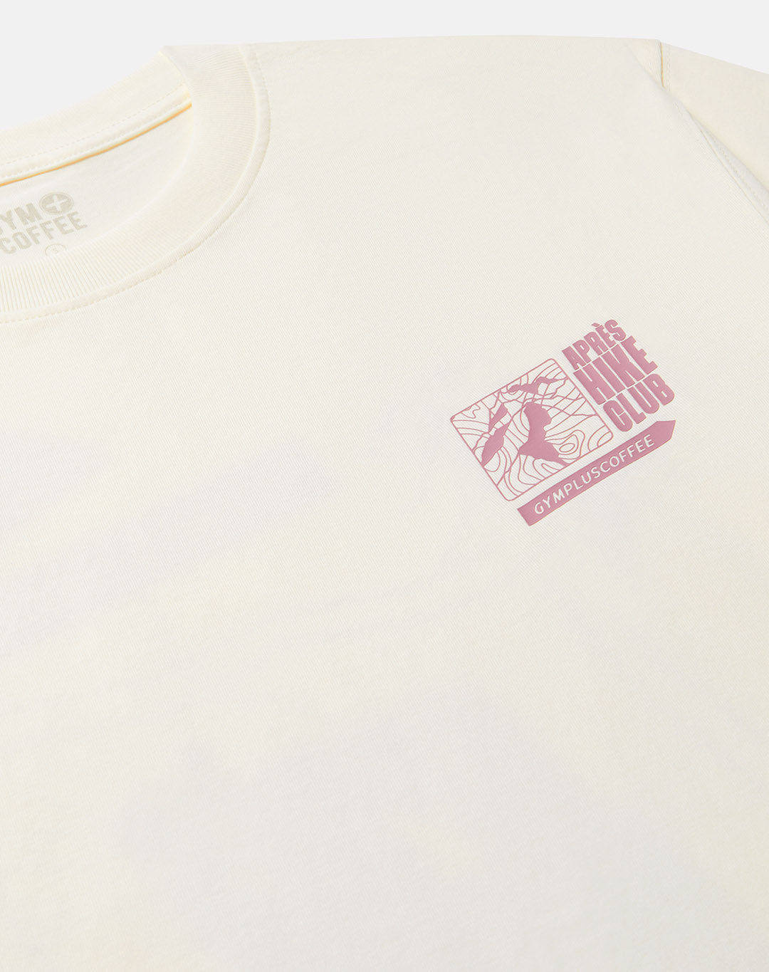 Oversized Print Tee in Ecru