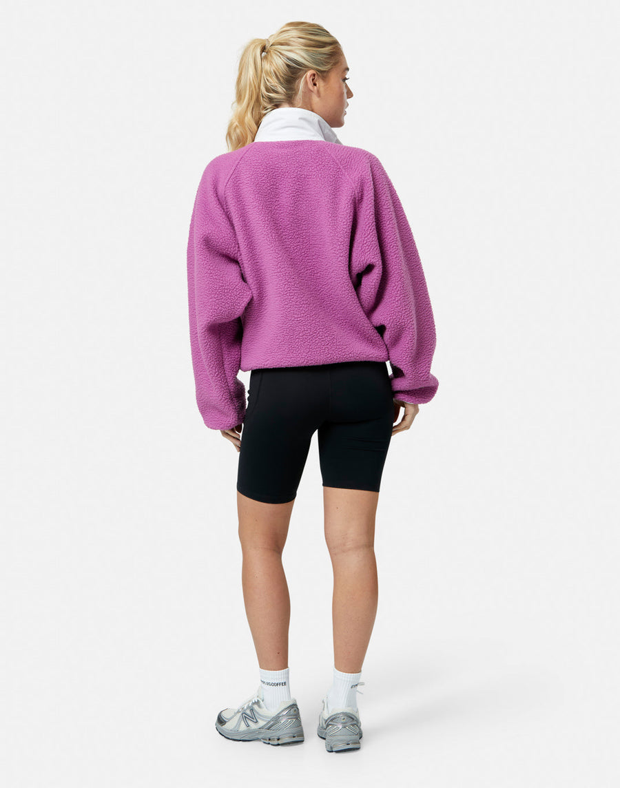 Horizon Layer Up Half Snap in Crisp Pink