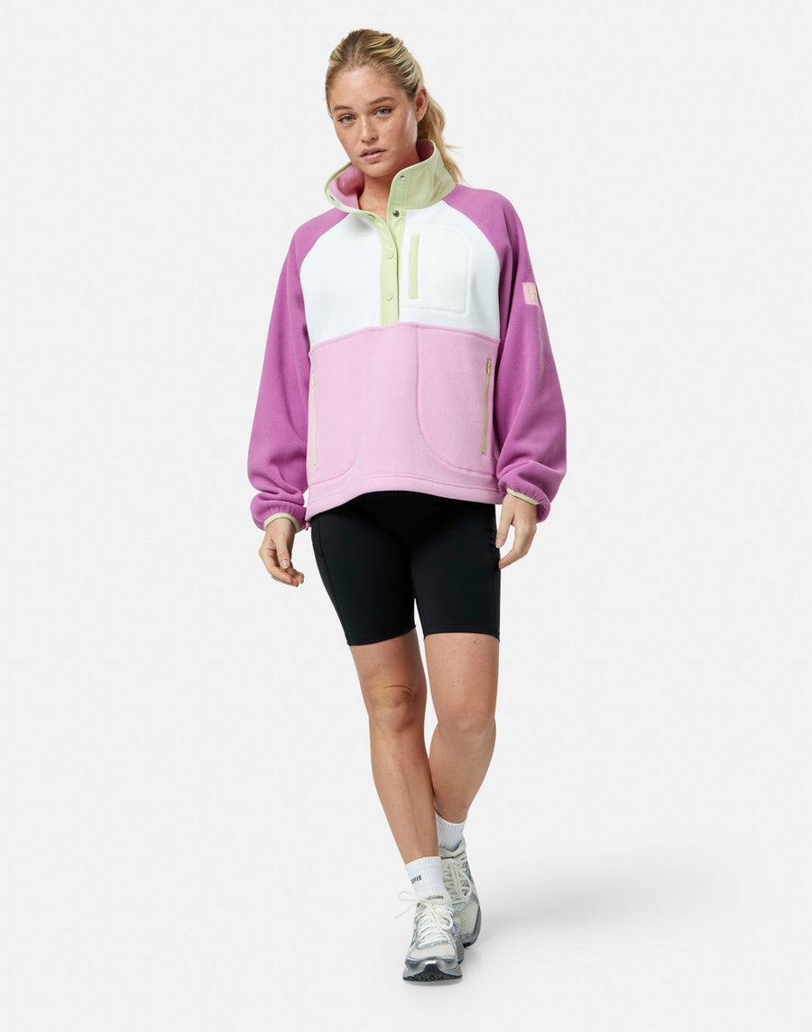 Snap Polar Fleece in Lime Sorbet