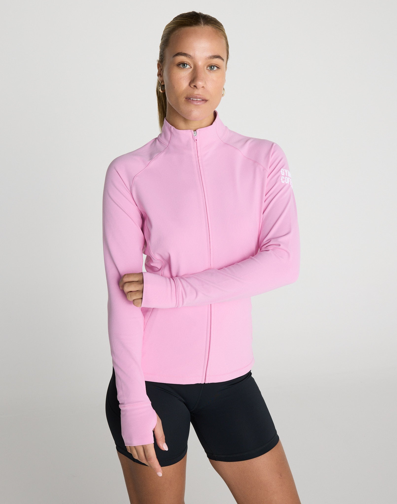 Relentless Full Zip in Pink Blossom