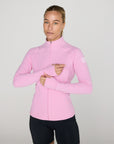 Relentless Full Zip in Pink Blossom