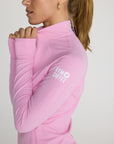 Relentless Full Zip in Pink Blossom