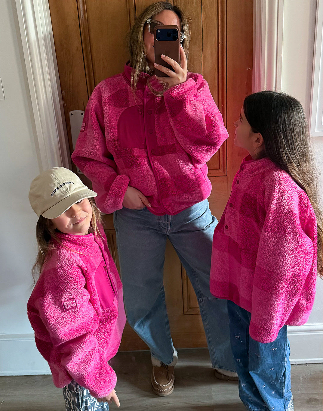 Horizon Layer Up Jacket in in Gingham Print