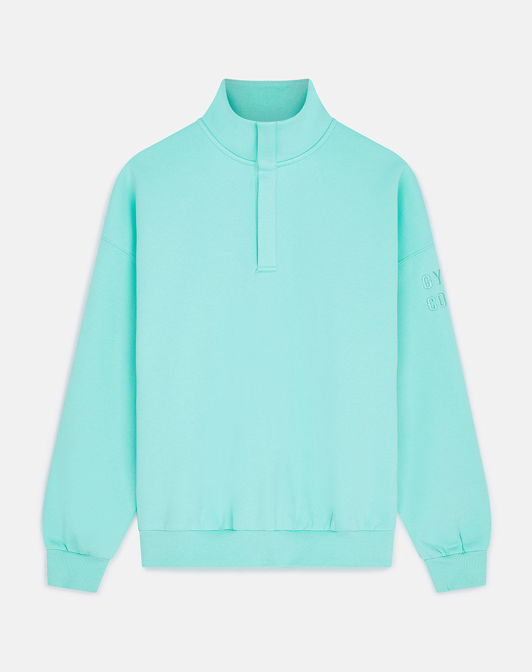 Snap Collar Sierra Sweatshirt in Peppermint