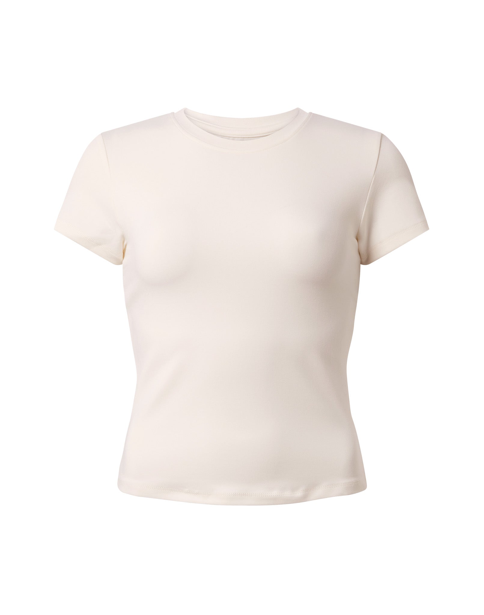 Soft-Motion Tee in Warm White