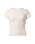 Soft-Motion Tee in Warm White
