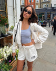 Daily Cotton Shorts in Warm White