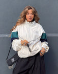 Club Windbreaker in Vintage White