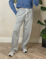 Wide Leg Jogger in Grey Marl