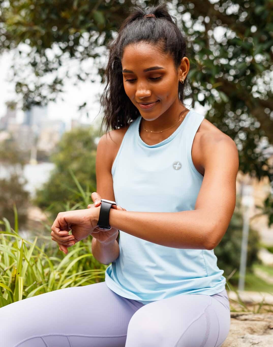 Activate Vest in Baby Blue - Tanks - Gym+Coffee IE