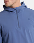 Adaptive 1/2 Zip Jacket in Thunder Blue - Outerwear - Gym+Coffee IE