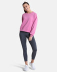 Adaptive Crop Crew In Empower Pink - Sweatshirts - Gym+Coffee IE