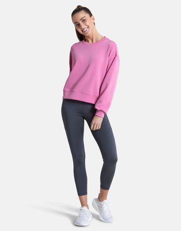 Adaptive Crop Crew In Empower Pink - Sweatshirts - Gym+Coffee IE