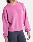 Adaptive Crop Crew In Empower Pink - Sweatshirts - Gym+Coffee IE