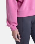 Adaptive Crop Crew In Empower Pink - Sweatshirts - Gym+Coffee IE