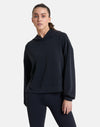 Adaptive Crop Hoodie in Black