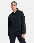 Adaptive Crop Hoodie in Black - Hoodies - Gym+Coffee IE