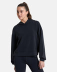 Adaptive Crop Hoodie in Black - Hoodies - Gym+Coffee IE