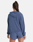 Adaptive Crop Hoodie in Thunder Blue - Hoodies - Gym+Coffee IE