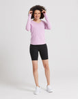 Advantage V-Neck Long Sleeve Tee in Orchid - Long Sleeves - Gym+Coffee IE