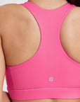 All-In V-Neck Bra in Flash Pink - Bras - Gym+Coffee IE