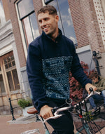 Half Snap Polar Fleece in Aztec Print