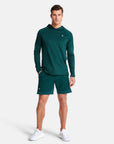 Celero Hooded Long Sleeve in Pine Green - Midlayer - Gym+Coffee IE